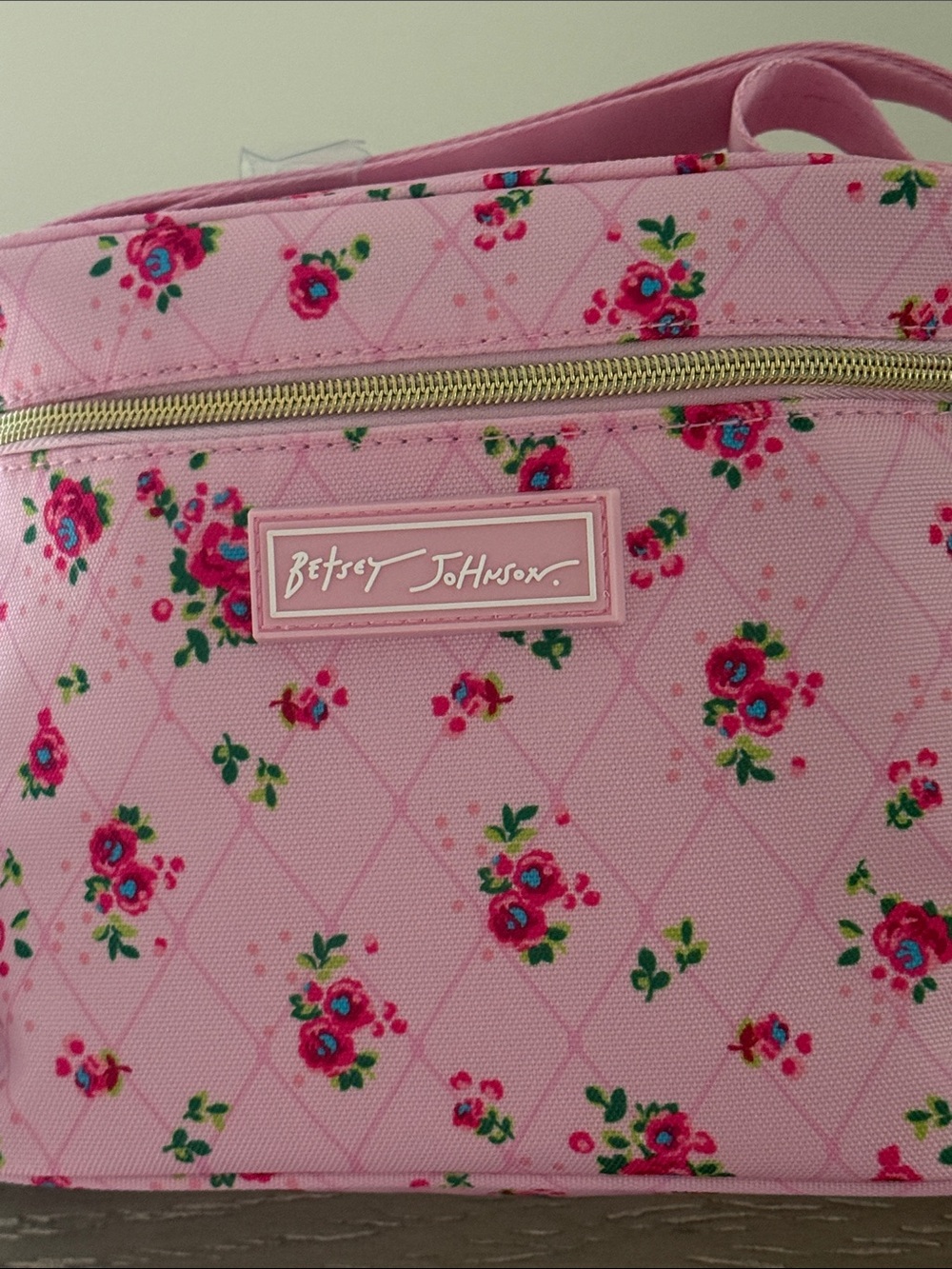 NEW Betsey Johnson Floral insulated Cooler Lunch tote Bag - Picture 4 of 10